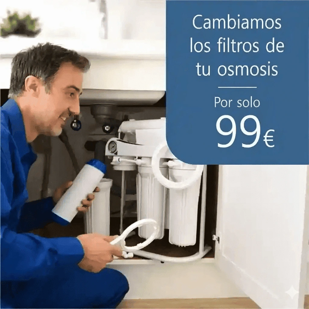 cambio filtros osmosis