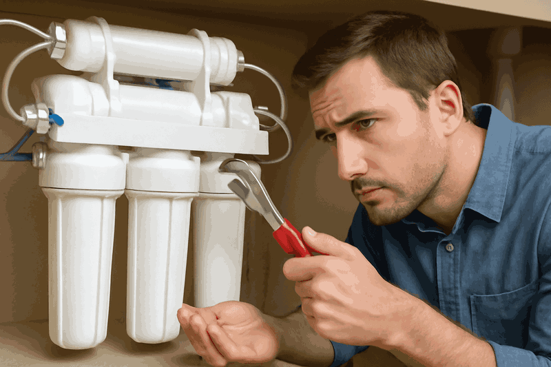 filtro osmosis gotea